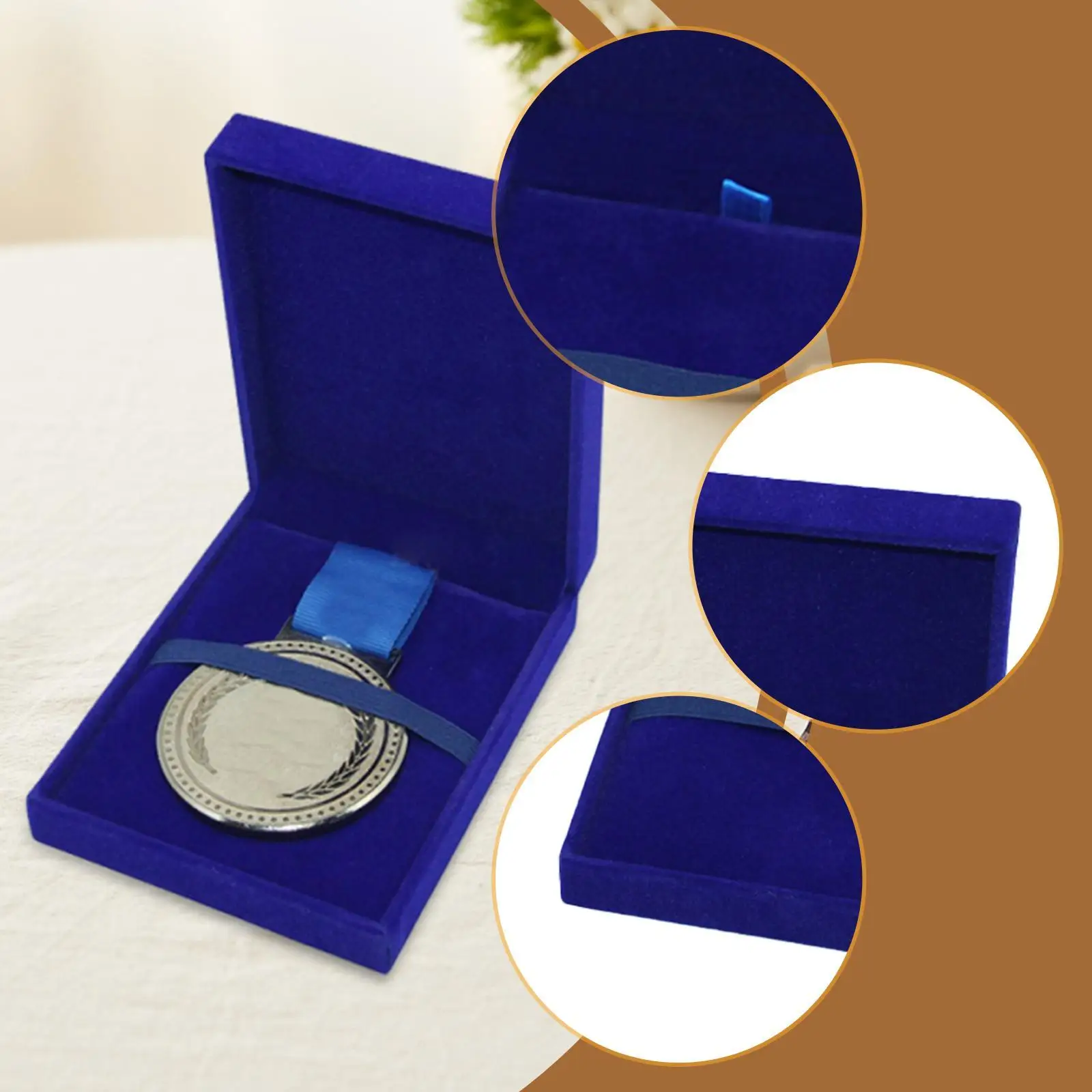 Medal Display Case Collection Storage Box for Sports Badge Award Insignia Organizer Swimming Football Pin Medal Dustproof Box