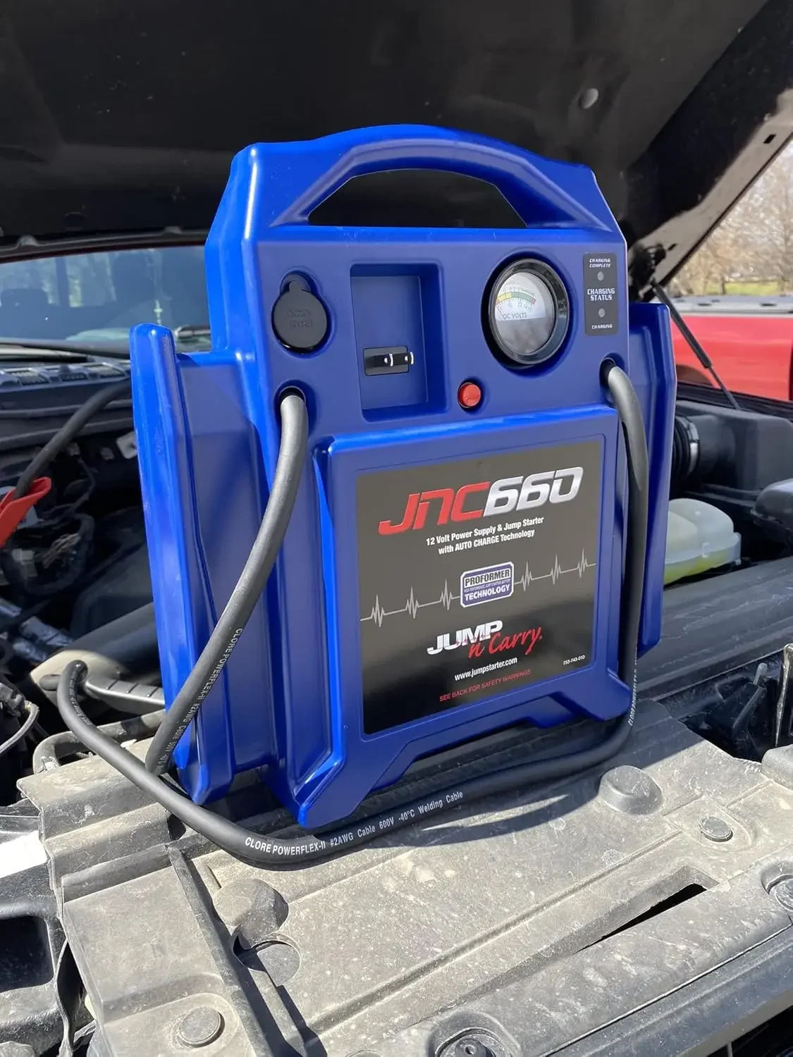 Jump-N-Carry JNC660 1700 Peak Amp 12 Volt Jump Starter , Blue image 6