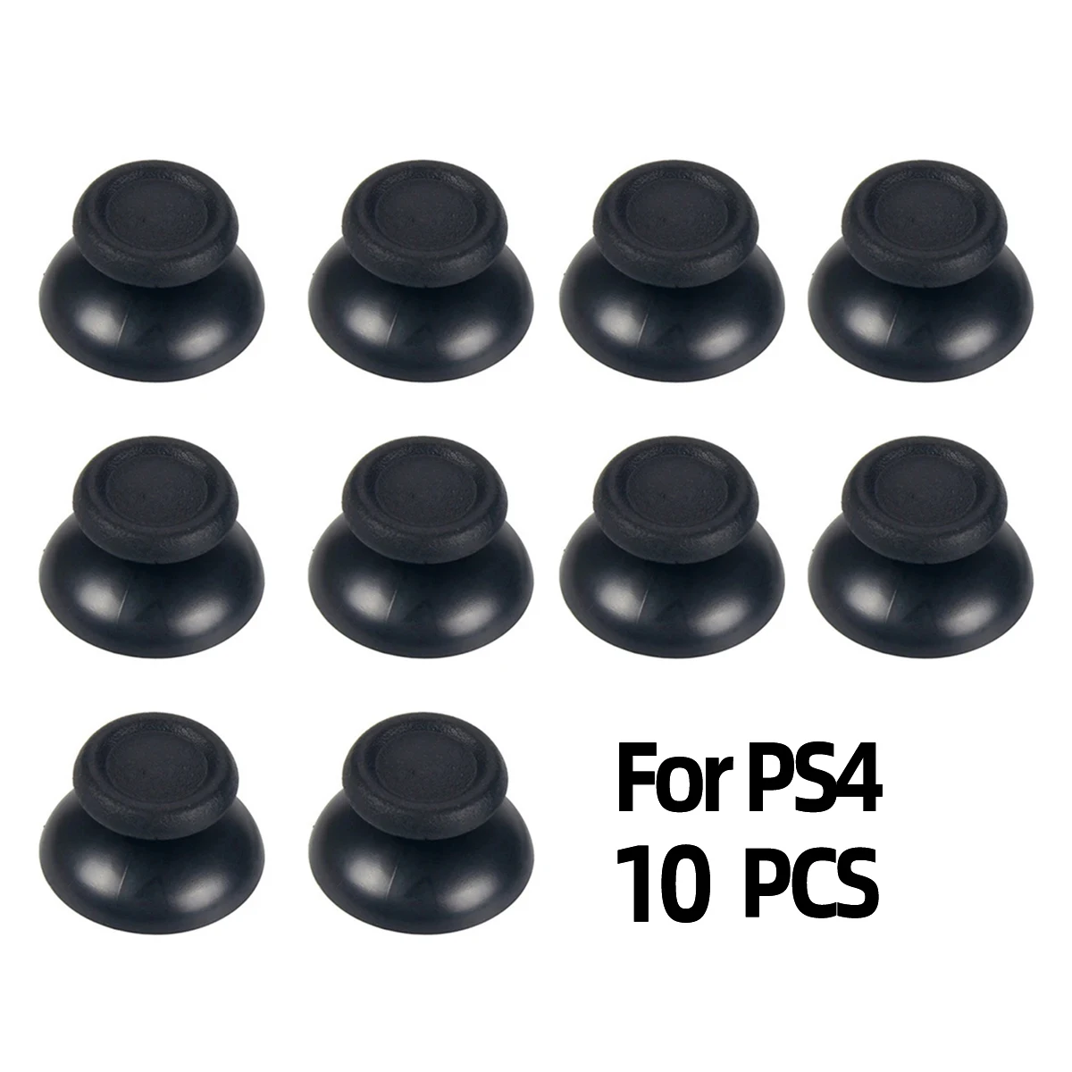 10x Analog Joystick Thumb Stick Grip Cap For Sony PS3 Controller Gamepad Controller Black Plastic Thumbstick Button Accessories