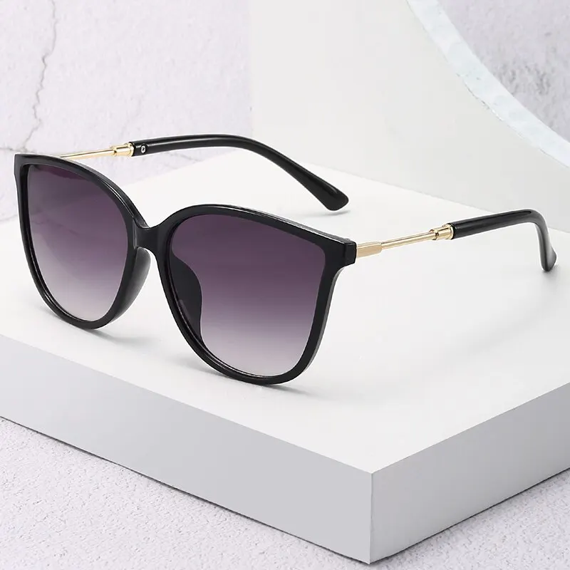 Vintage Cat-Eye Sonnenbrille für Damen, Markendesigner Retro-Spiegelbrille, Modische Fahrerbrille, Oculos De Sol – Detail 1