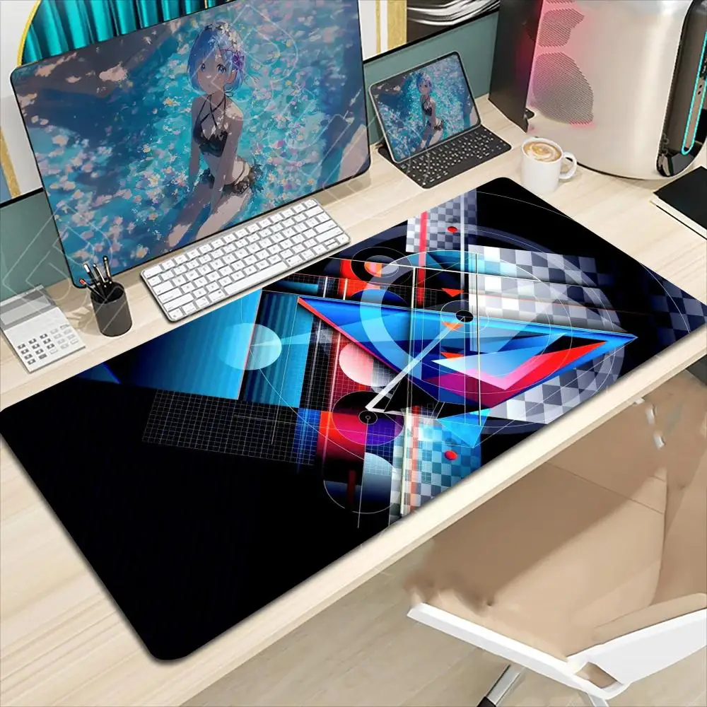 

Large Mouse Pad Mouse Pads For Desk, Gaming Mouse Pad, with Stitched Edges and Non-Slip Rubber Base