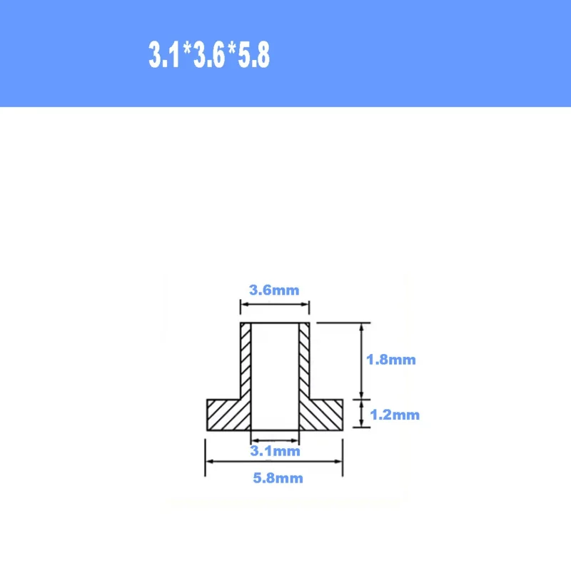 

Concave Convex Step Washer And T-Shaped Nylon Washer Plastic M3 M4 M5
