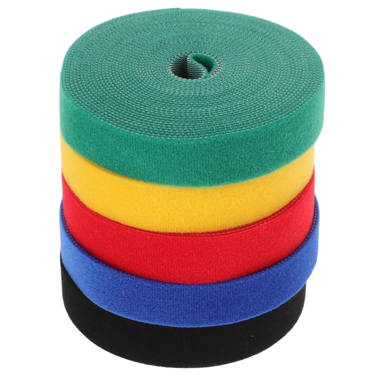 

5 Pcs Carpet Marking Strips Fasteners Straps Cord Wrapper Black Felt Nylon Cable Management Tape Wrappers