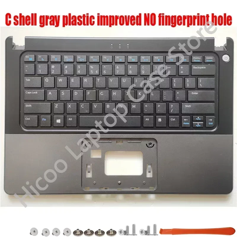 New Rear Lid For Dell Vostro V5460 V5470 V5480 P41G Laptop LCD Back Top Cover Front Bezel Palmrest Upper Bottom Case Grey Red