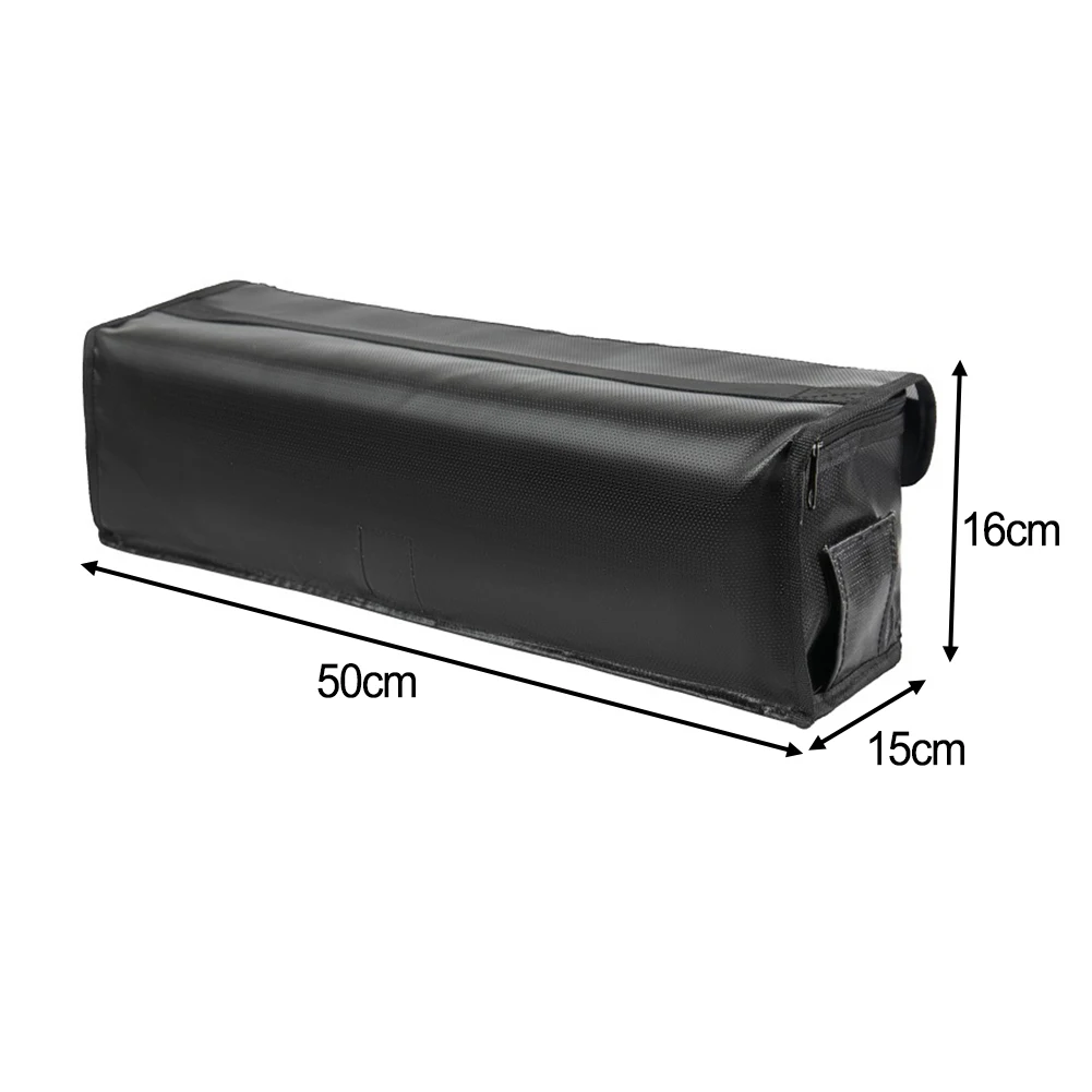 E-bike Battery Bag Battery Safe Bag Large Capacity Lithium Battery Storage Pouch Fireproof Waterproof For Charging Accessories