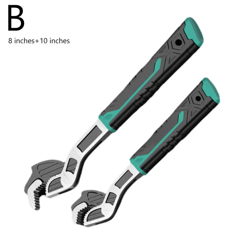 2/3Pcs 유니버설 조정 가능한 렌치 높은 탄소강 렌치 도구 더 거친 여러 파이프 자동 잠금 내구성 렌치 크기 Z3E1