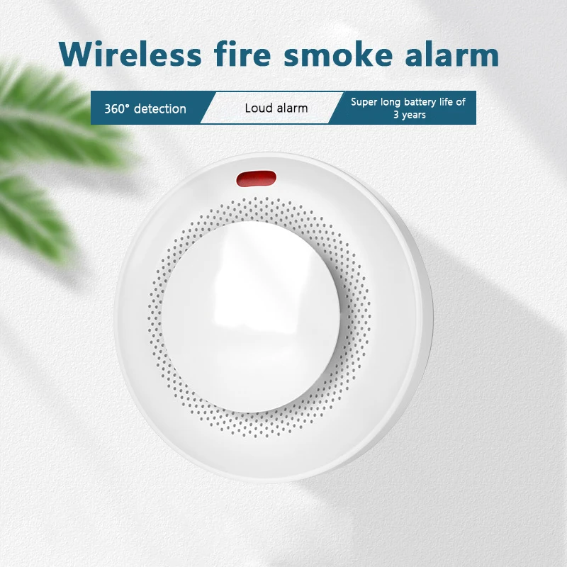 Smart Life-Detector de humo Wifi, Sensor de alarma de incendios inteligente, Wifi, protección contra incendios, sistema de alarma de seguridad para el hogar, aplicación