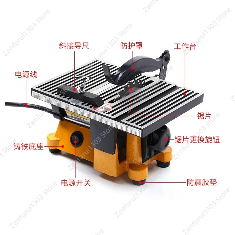 For Desktop Workshop Miniature Mold Cutting Table Saw Office Teaching Aids Handicraft Steel Wrought Iron Workbench