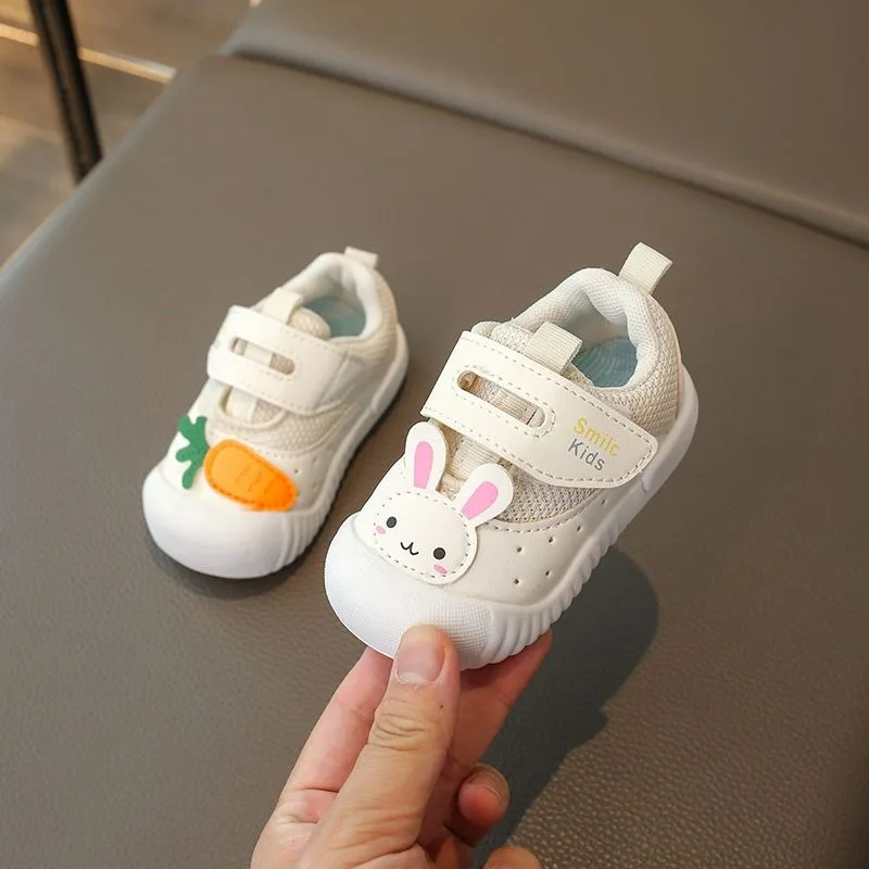 

2026 Fall Baby Girl's Lightweight Soft Sole Anti Kick Toddler Walking Shoes Spring Autumn Kids' Shoes for 0-1.5 Years Old
