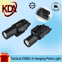 WADSN Surefire X300 X300U-A High Ouput Flashlight Pistol Scout LED White Light Hunting Fit 20mm Rail Outdoor Accessory