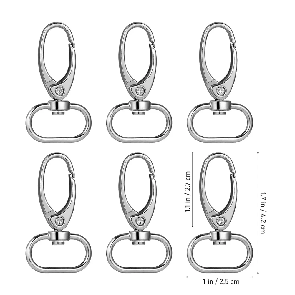 

Lobster Clasp Buckle Zinc Alloy 360 Degree Swivel Claw Lanyard Hooks Key Chain Bag Buckle Bracelet Jewelry Making Supplies