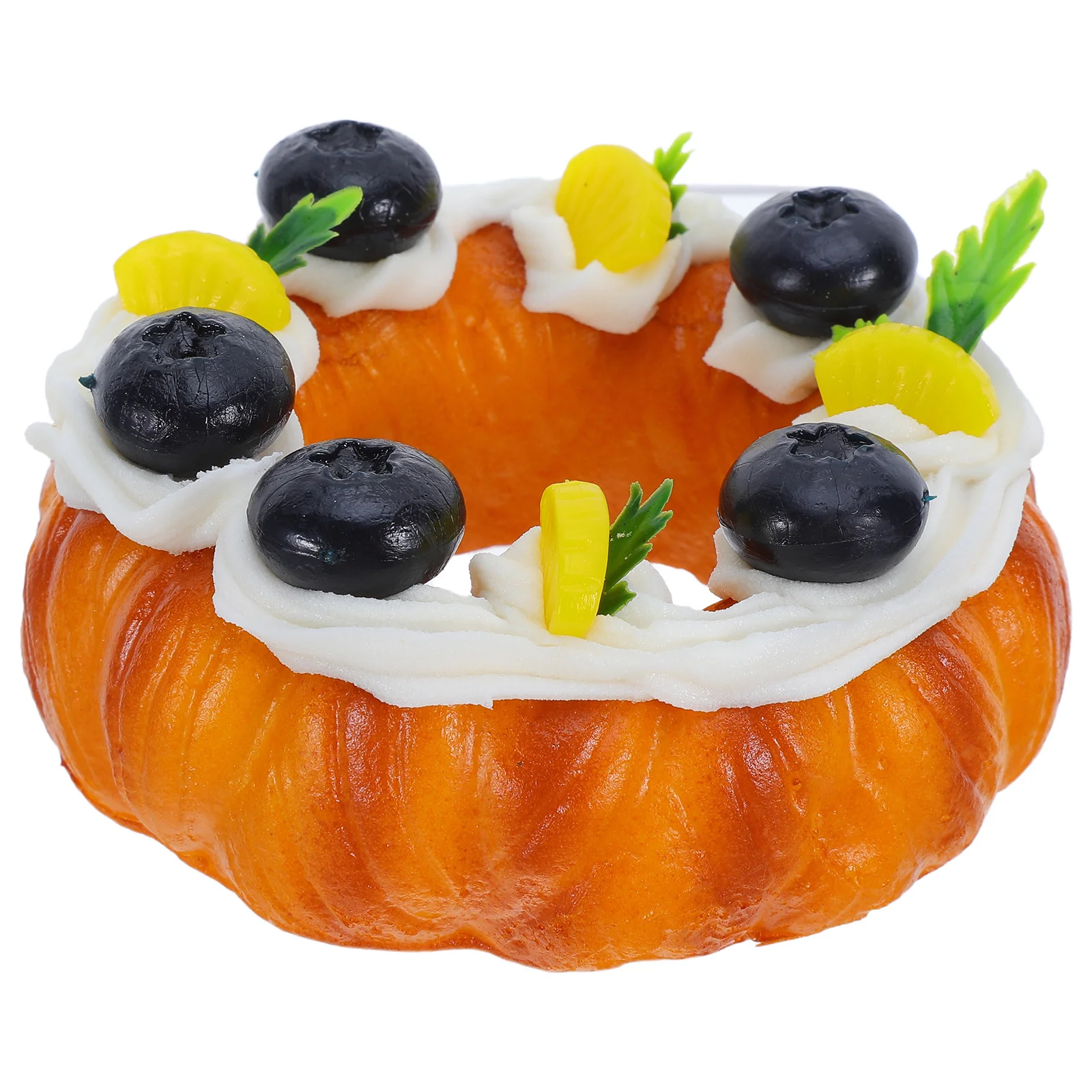 

Realistic Donut Bread Durable Pu Artificial Dessert Props For Wedding Party Birthday Decoration Display Educational