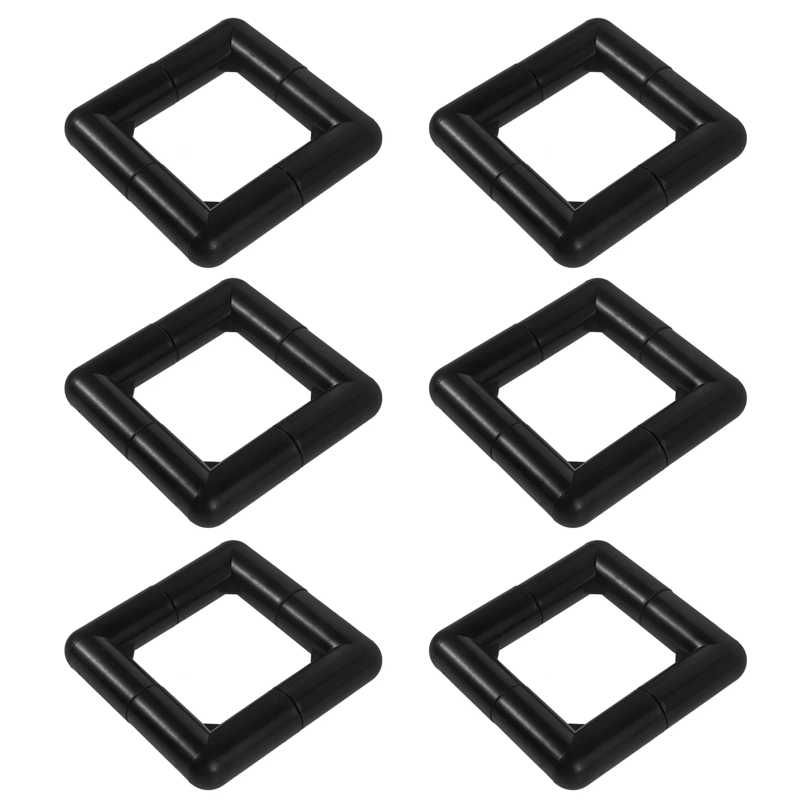 

30 Pcs Tent Accessories Outdoor Replacement Parts Black Plastic Frame Connectors Tents