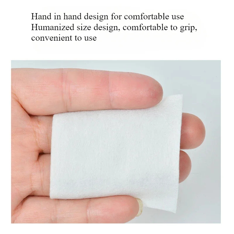 1200 ชิ้นบาง/Pearl Disposable Tattoo ทําความสะอาดผ้าฝ้าย Microblading อุปกรณ์นุ่มแต่งหน้า Remover ทําความสะอาดผ้าฝ้าย