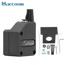 3D Printer Dual Gear Drive Extruder Kit, Stable Feeding Upgrades Ender, 1.75mm Filament Extruder Kit for Ender3 CR10 3D Printers