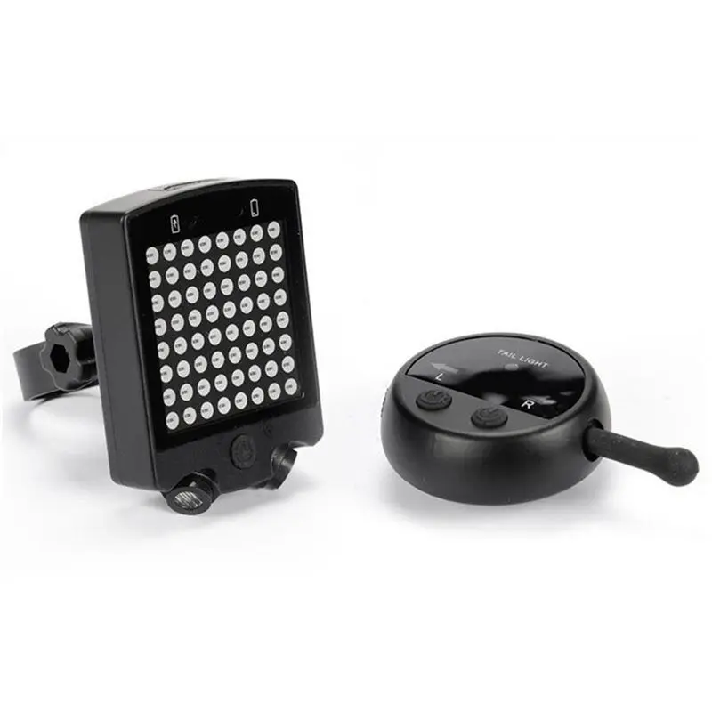 جديد وصول 2X الدراجة تحذير الذيل ضوء USB قابلة للشحن الذكية اللاسلكية التحكم عن بعد بدوره إشارة تحذير ضوء الفرامل