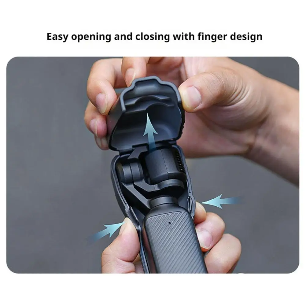 ل DJI Osmo Pocket 3 سيليكون واقية الغبار المحمولة البلاستيك شل غطاء مع فتحات تخزين مرشح CPL/ND ل DJI #2