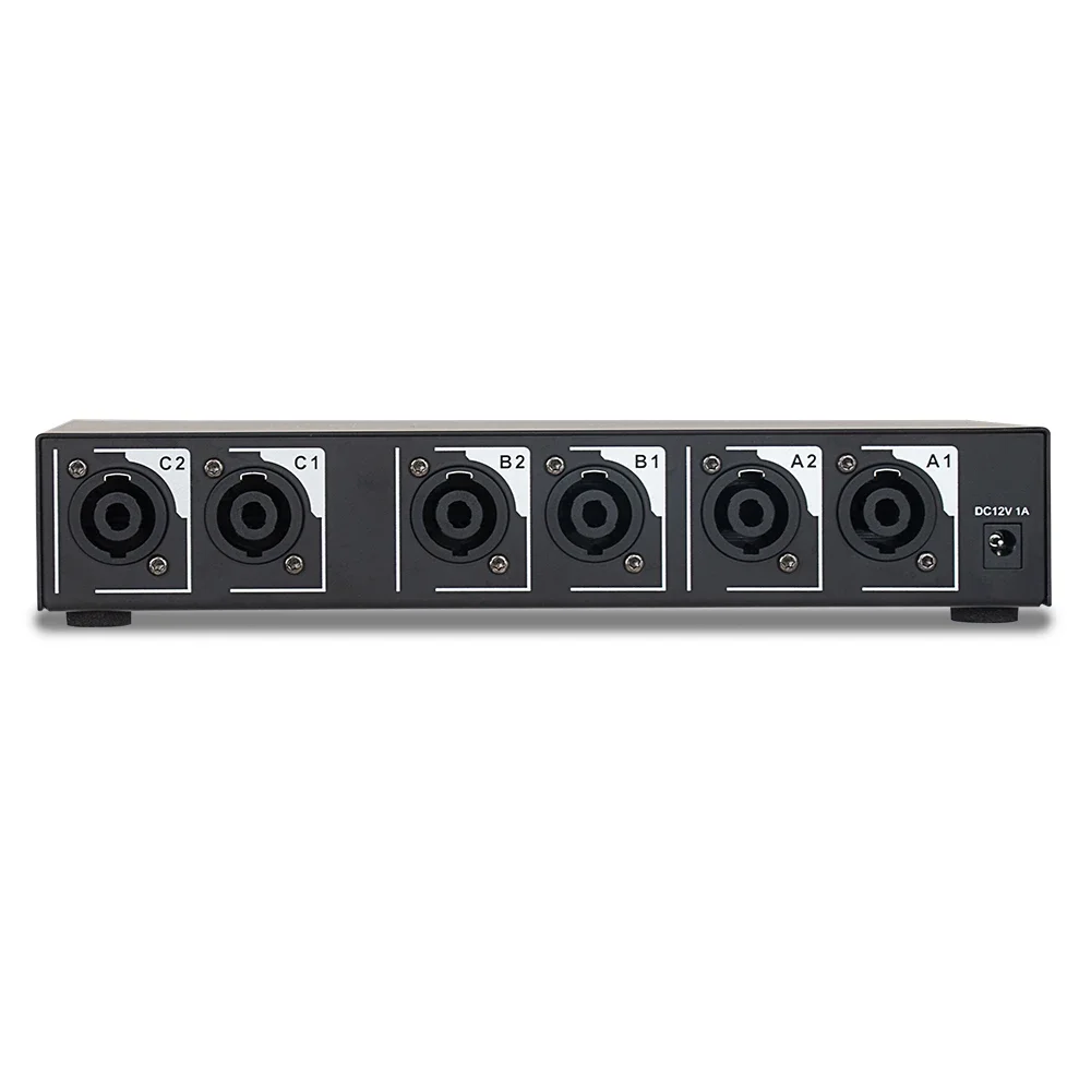 

Nobsound Mini 3 Way Audio Mechanical Switcher XLR Balanced Passive Selector Stereo 1(3)-IN-3(1)-OUT Splitter Box