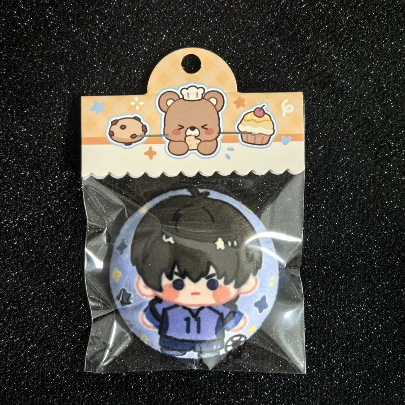 BLUE LOCK Cotton Badge Kunigami Rensuke Mikage Reo Cosplay Pendants Soft Breastpin  Anime Emblem Ornaments Accessories