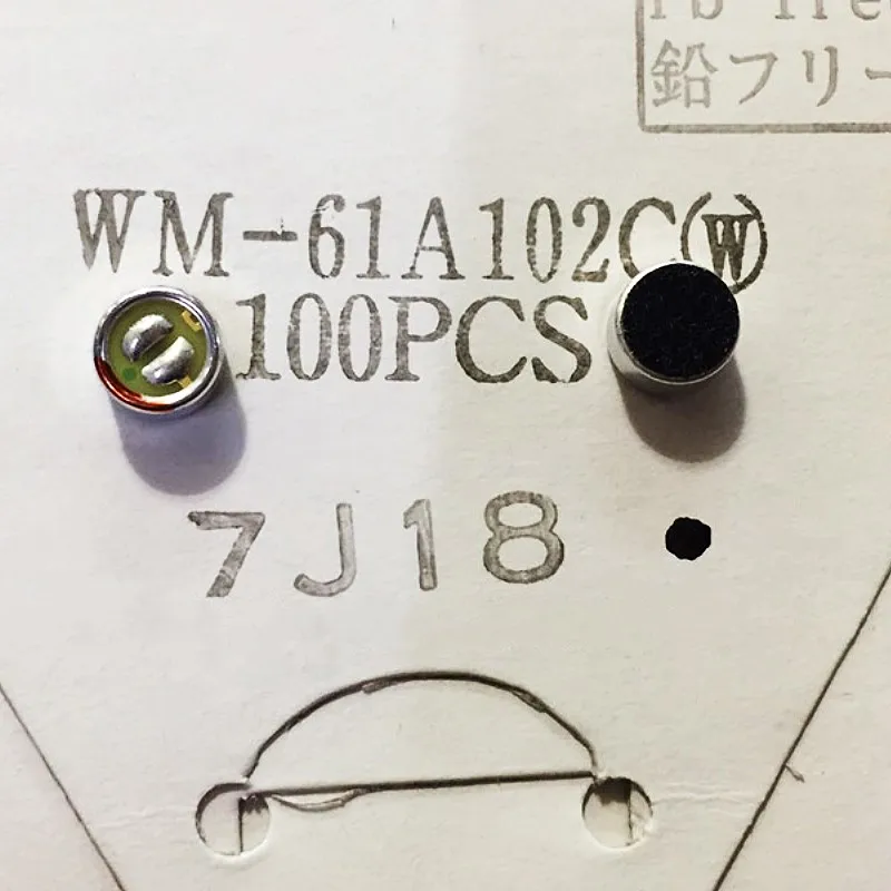 10PCS ~ 50 ชิ้น/ล็อต NEW100 % WM-61A WM-61A102C WM-61A102A WM61A SMD Original ไมโครโฟนไมโครโฟนเฉพาะรถบลูทูธ