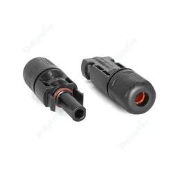 Solar Panel Cable Connectors Male Female IP67 Waterproof 30A 1000V DC Connectors Solar Panel Kit for 2.5/4/6mm2 PV/MC Cable