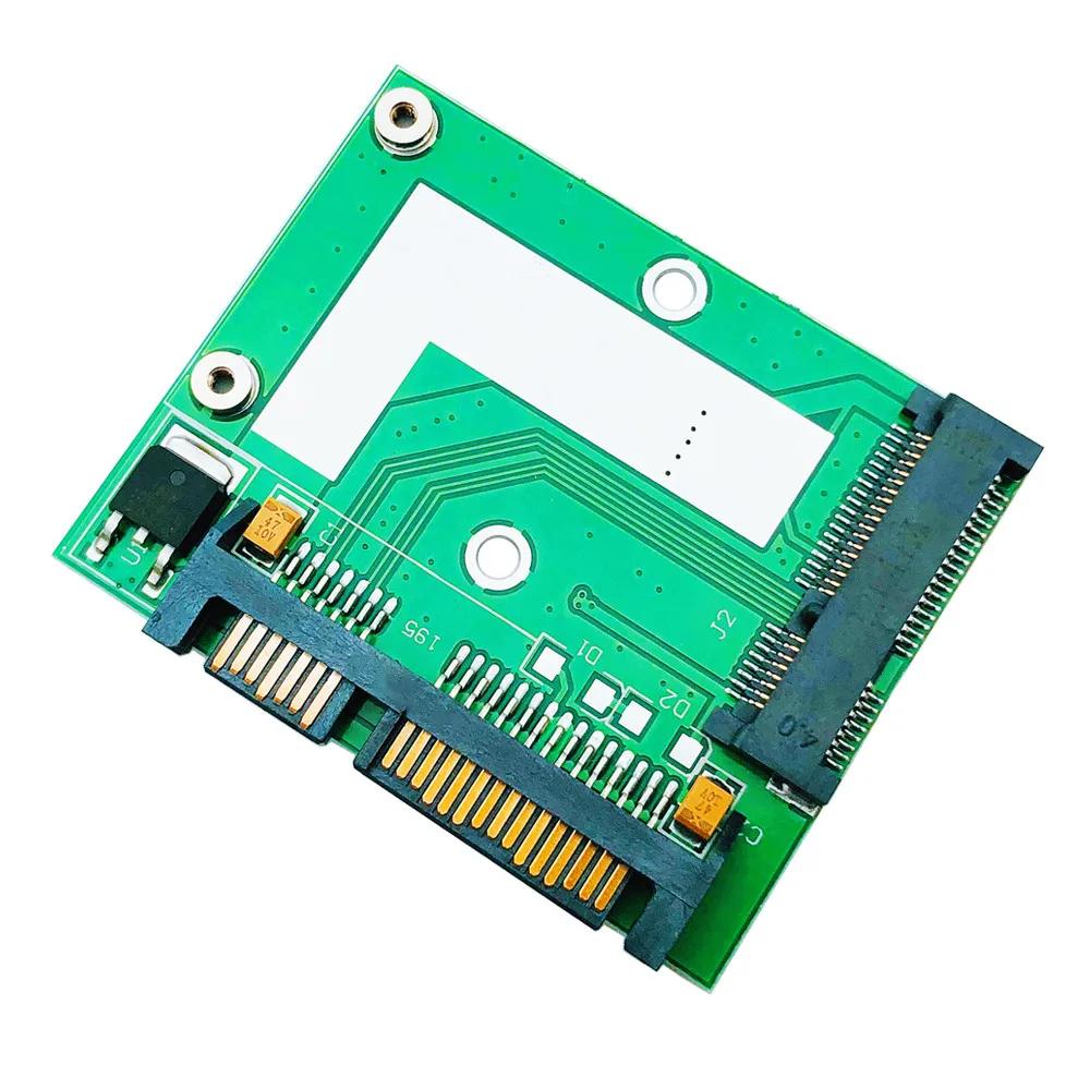 NEW MSATA SSD to 2.5'' SATA 6.0Gb Adapter Converter Card Riser Module Board Mini PCIE SSD MSATA to SATA 3.0 Expansion Card Board