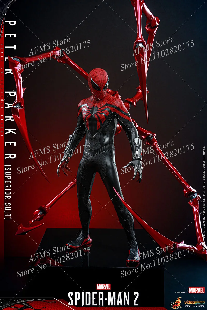 Em estoque hottoys vgm61 1/6 homem soldado superior homem-aranha peter parker terno superior conjunto completo 12 Polegada figura de ação modelo brinquedos
