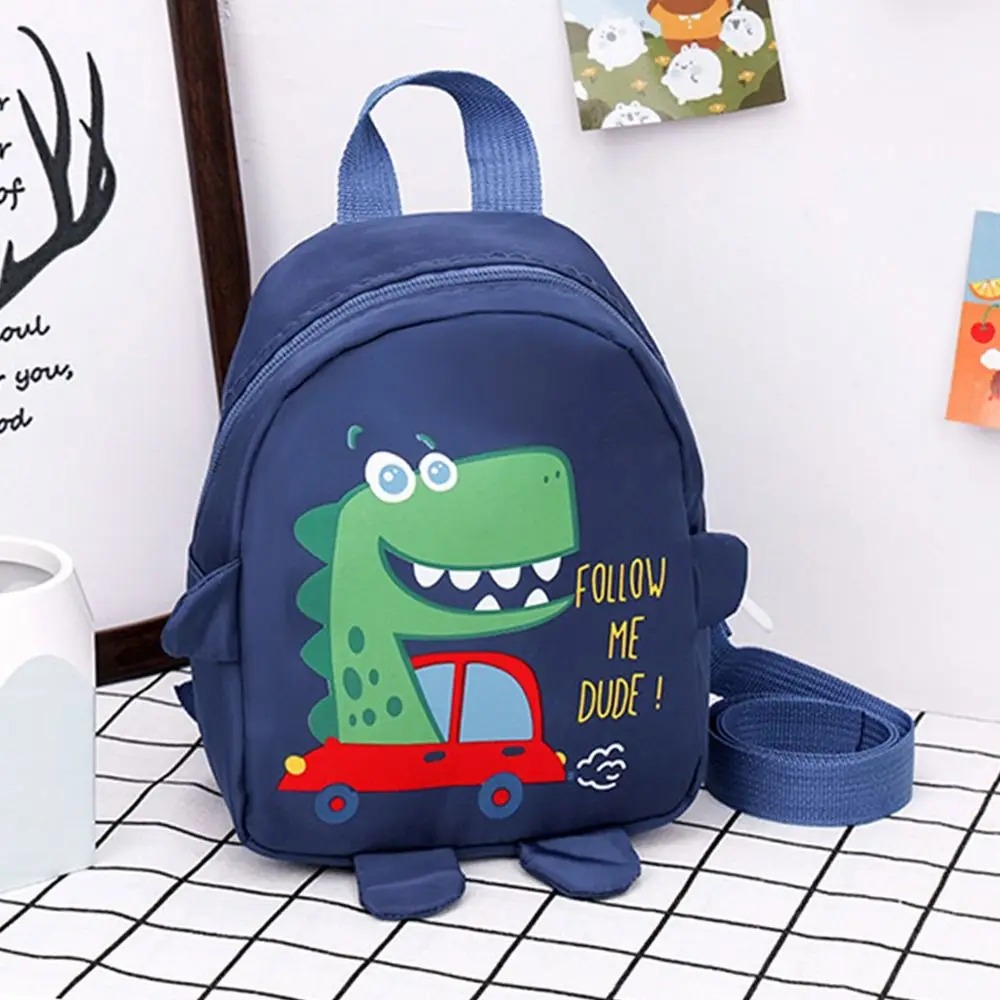 Safety Harness Cartoon Dinosaur Kindergarten Schoolbag School Bags Toddler Rucksack Anti-lost Backpacks