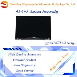 Replacement For MacBook Pro Retina 13 Inch M1 M2 A2338 LCD Screen Assembly 2020 2021 Display Monitor Space Gray And Silver