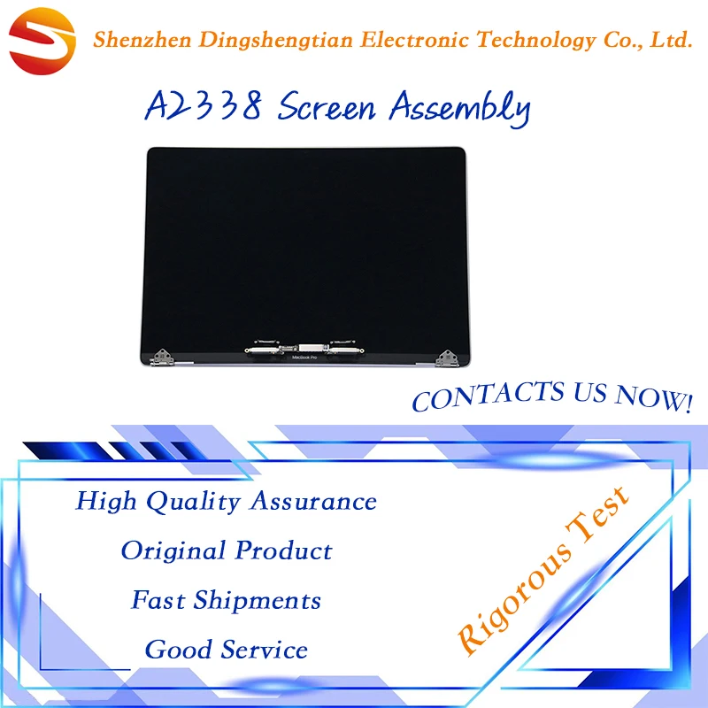 Replacement For Macbook Pro Retina 13 Inch M1 A2338 LCD Screen Assembly 2020 Dispaly Monitor Space Gray And Silver 