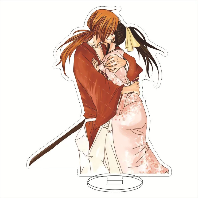 Rurouni Kenshin  Acrylic Stand Himura Kenshin Myoujin Yahiko Sagara Sanosuke A Desk Display Ornament Gift 15cm