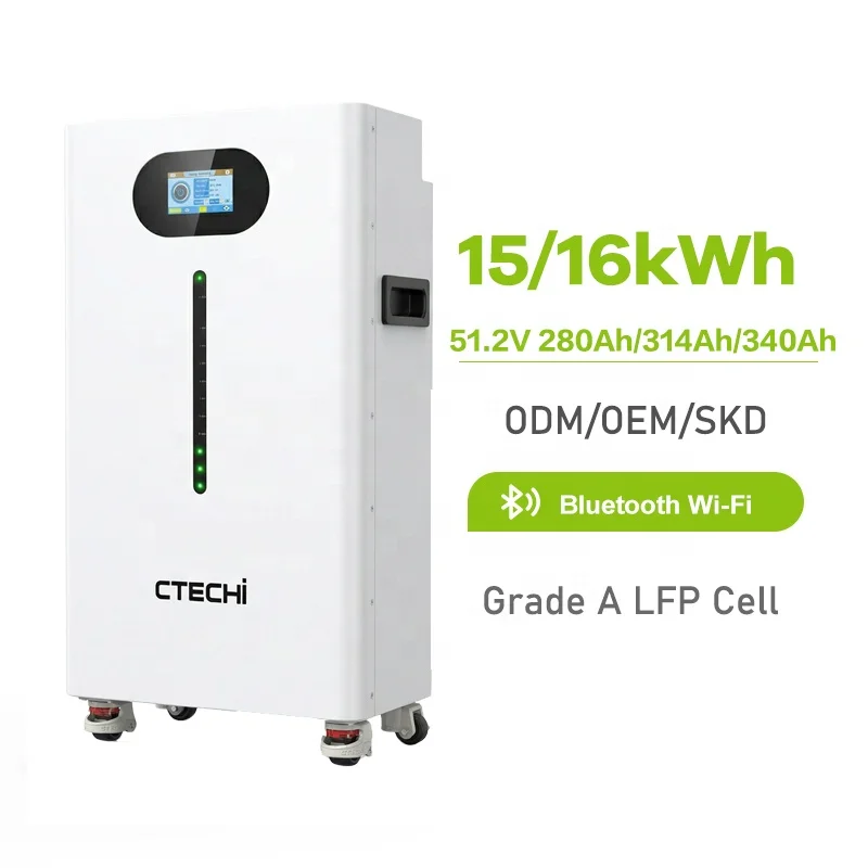 Fire Extinguishing 48V 51.2V 314Ah 340Ah 15kWh LiFePO4 Lithium Battery For 15kva Inverter With Lithium Battery Management System