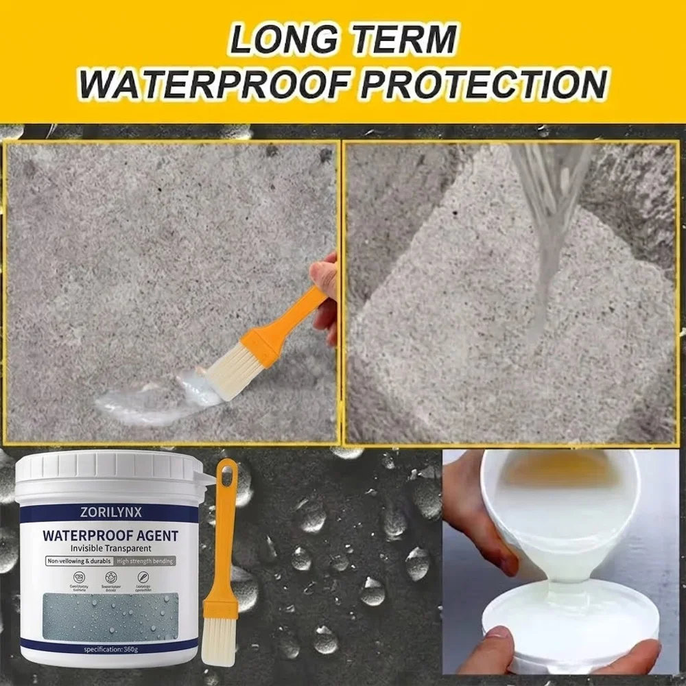 300 g transparentes, wasserdichtes Dichtmittel, Nano-Leckdichtbeschichtung, kristallklarer Dichtungskleber, verschleißfest, Anti-Stepping-Superkleber – Detail 4