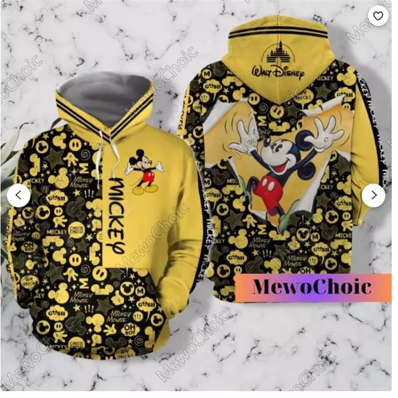 Men's and Women's Cartoon Disney Snoopy 3D Printed Hoodie Ins Style Long-sleeved Sweatshirt Fashionable Casual Children 2025