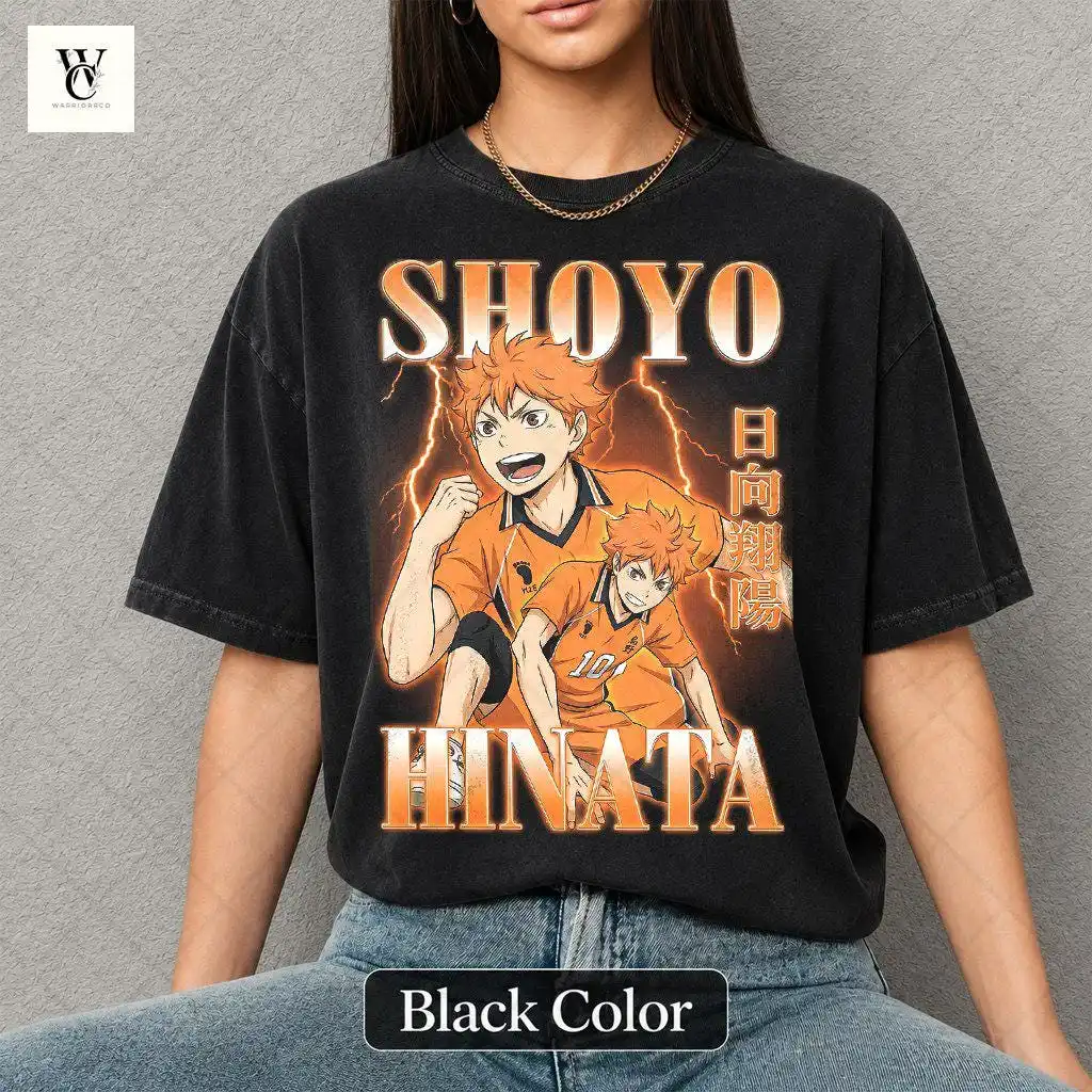 Hinata Haikyuu Shirt: Anime Volleyball Tee, Owl Squad Captain RZ