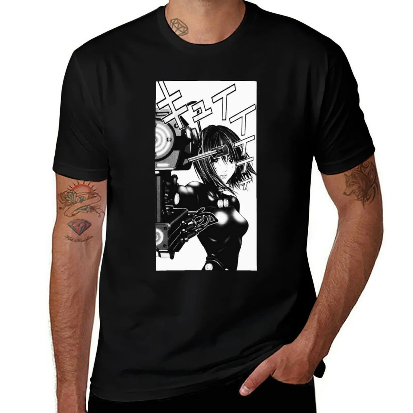 

GANTZ GIRL 8 T-Shirt t shirts for man cotton funny t shirt for man T-Shirt