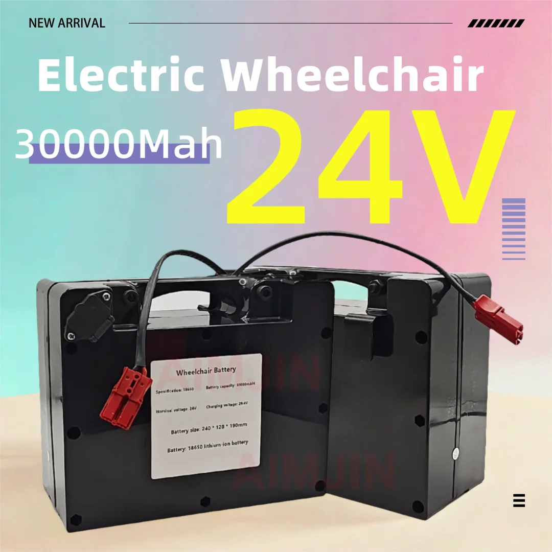 Electric Wheelchair Stair Climber+Charger 24V 30ah Rechargeable Lithium-ion Battery Pack