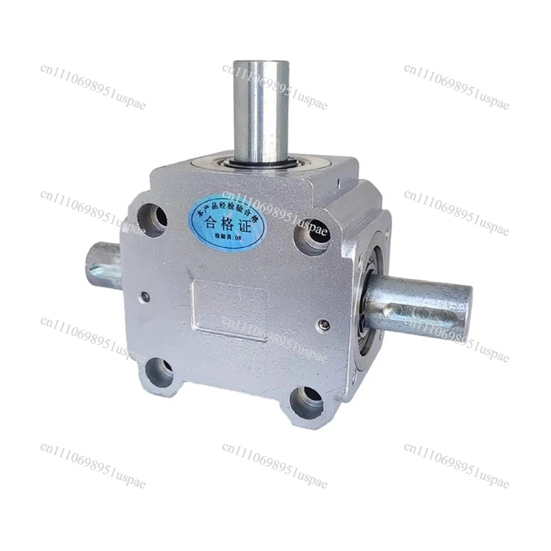 Stainless Steel Right Angle Steering Box Cast Steel Gearbox 40N.M Large Load 2.5 Module 16 Teeth 90 Degree Commutator Gear