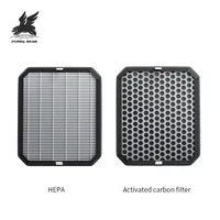 FLYINGBEAR 1 Pair Replacement Activated Carbon and HEPA Somke Filter Purifier for Airmate