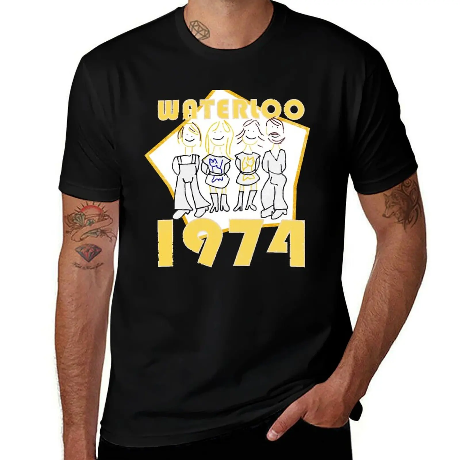 Waterloo T-Shirt Fashion Simple Casual Tee Shirt T-Shirt