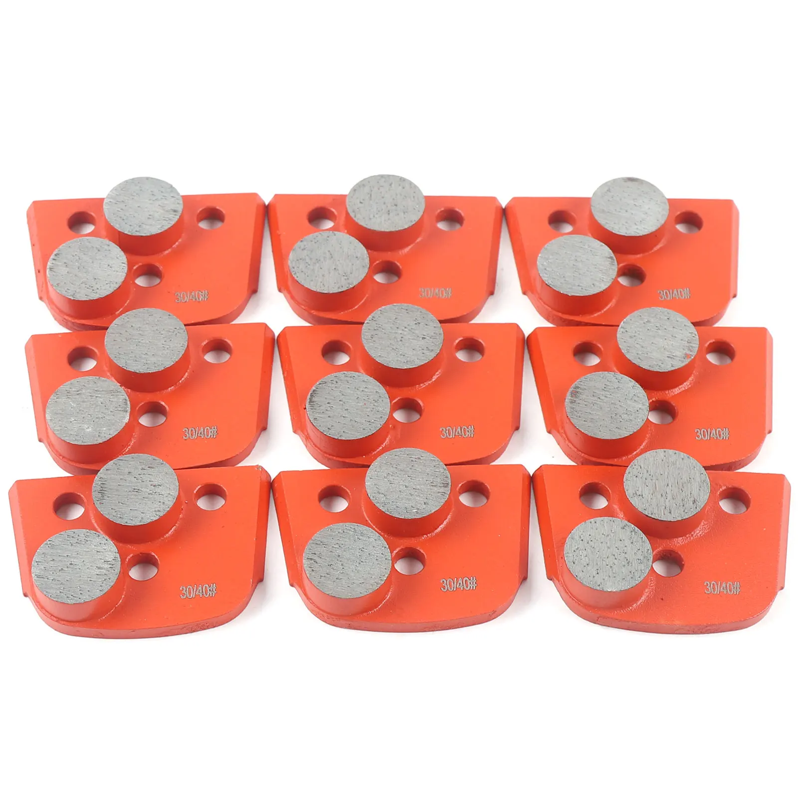 9pcs 25*12mm Diamond Grinding Wheel Particle size 30/40 Grind Tool For Ground Irregularity Grinding Concrete Leveling