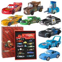 Disney Pixar Cars 3 Metal Diecast lightning McQueen Mater Champion Car Model Toy Gift Set Jackson Uncle Truck Boy Birthday Toys