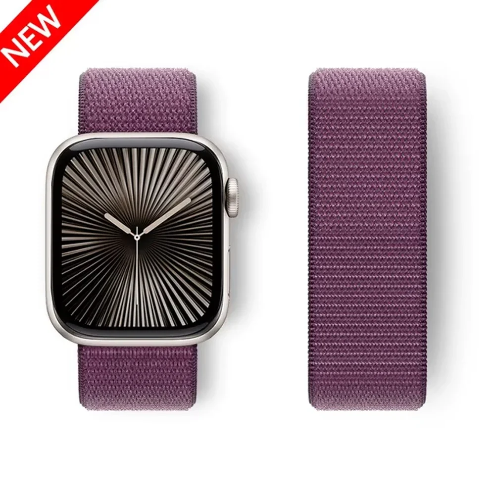 Armband für Apple Watch 10 11 Band 42 mm 46 mm 45 mm 44 mm 41 49 mm 40 mm Sportschlaufenarmband Correa iWatch Serie 8 9 7 6 5 4 SE Ultra