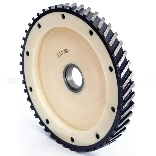 

RAIZI 14-дюймовый 16-дюймовый алмазный сегментный фрезерный круг для мостовой пилы для шлифовки гранита, инженерного камня, бетона