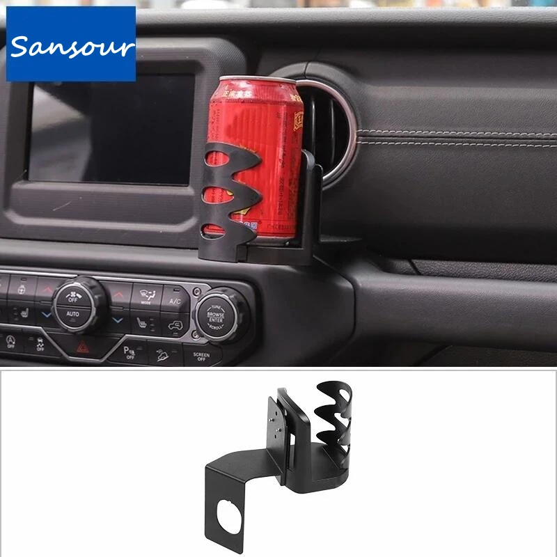 

Drinks Holders Car Water Bottle Bracket Cup Holder for Jeep Wrangler JL Gladiator JT 2018 2019 2020 2021 2022 2023 Accessories