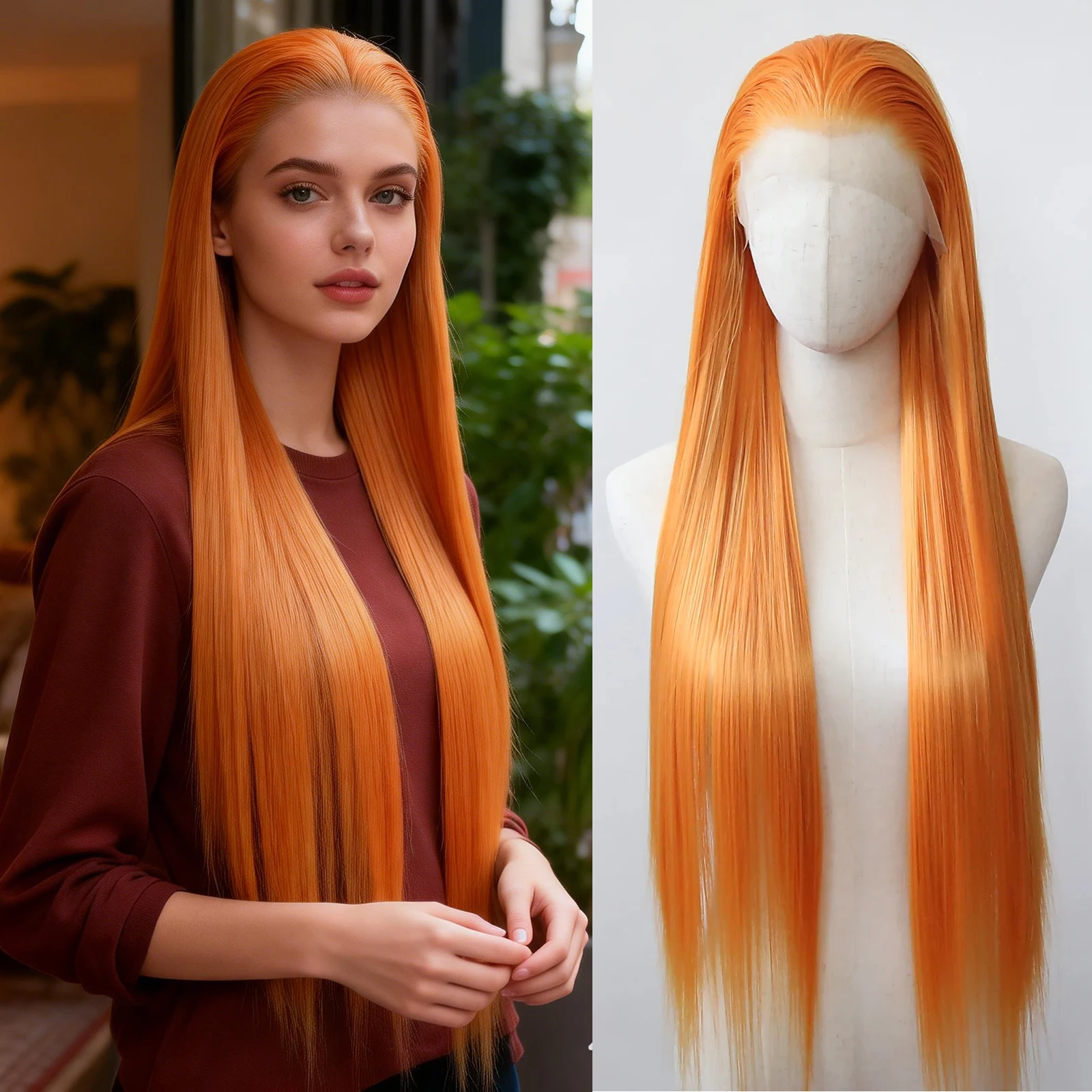 perruque-orange-13x4-synthetique-lace-front-longue-et-lisse-pre-pluckee-en-fibre-capillaire-resistante-a-la-chaleur