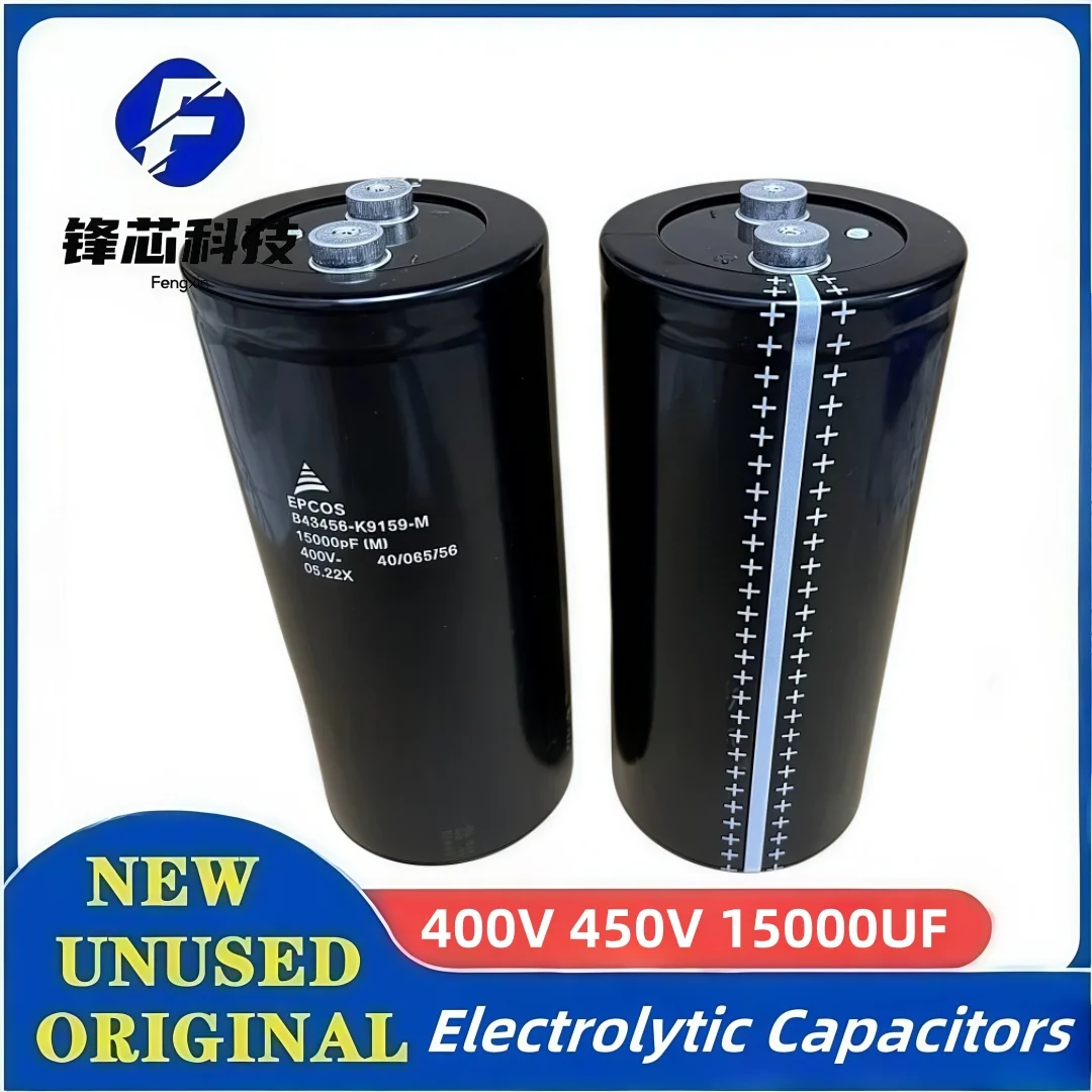 

400V 450V 15000UF EPCOS Aluminum Electrolytic Capacitor Inverter Welder 400V15000UF 450V15000UF Screw Foot Bolt Capacitor