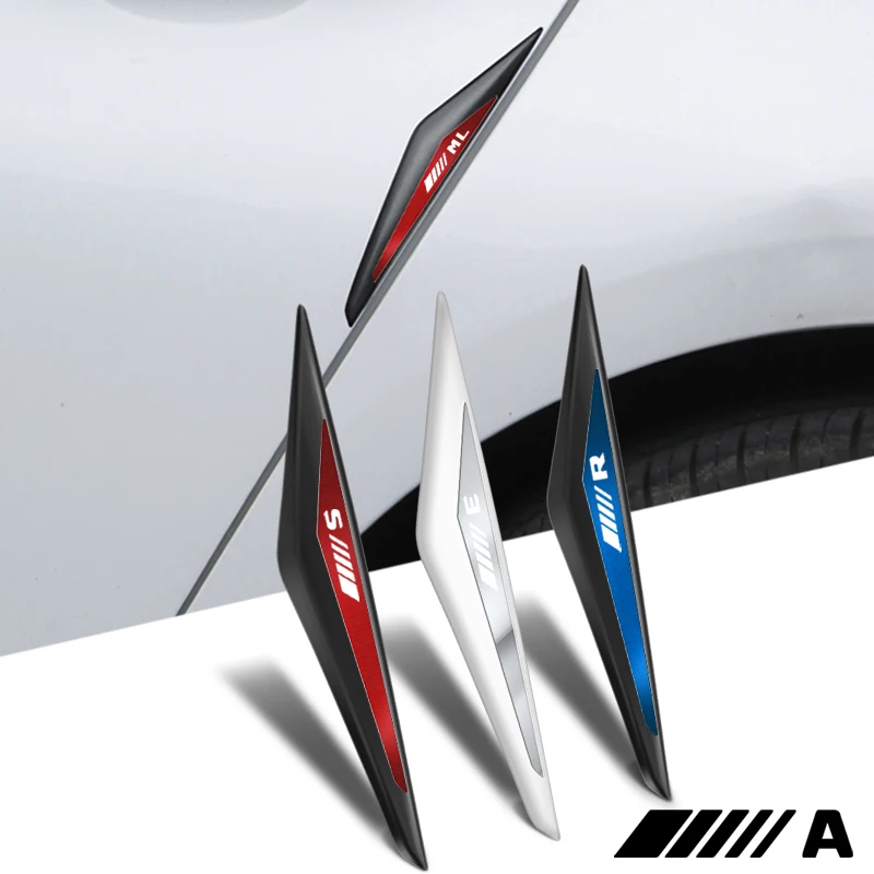 4pcs pvc car door Protect 3d car stickers auto car accessories for Mercedes Benz AMG A B C E S G R ML