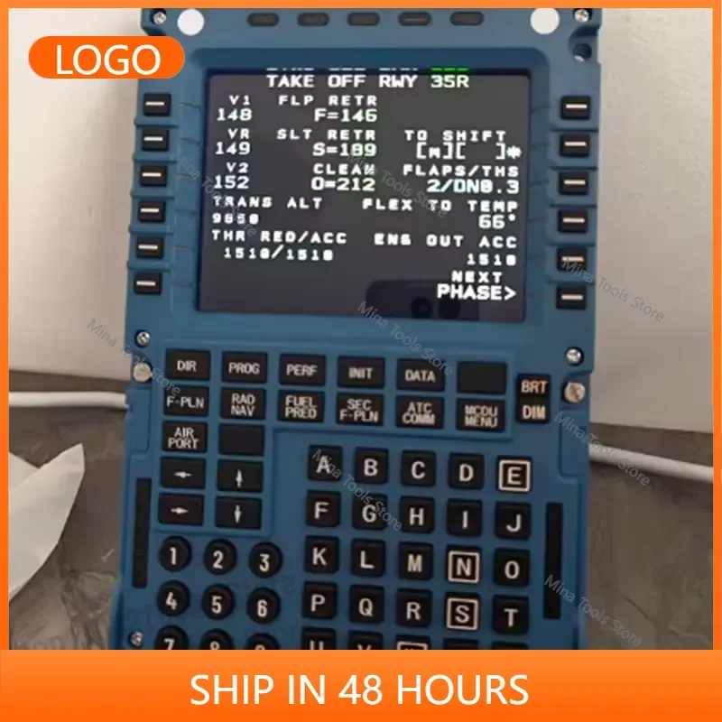 2026 Factory Direct Sales WINWING Flight Simulator MCDU Toliss Fenix Flight Control Display Civil Aviation Control Panel A320