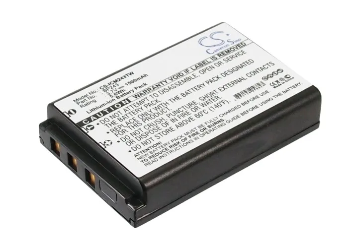 Two Way Radio Battery For ICOM BP-243 IC-E7  IC-P7  IC-P7A 1500mAh